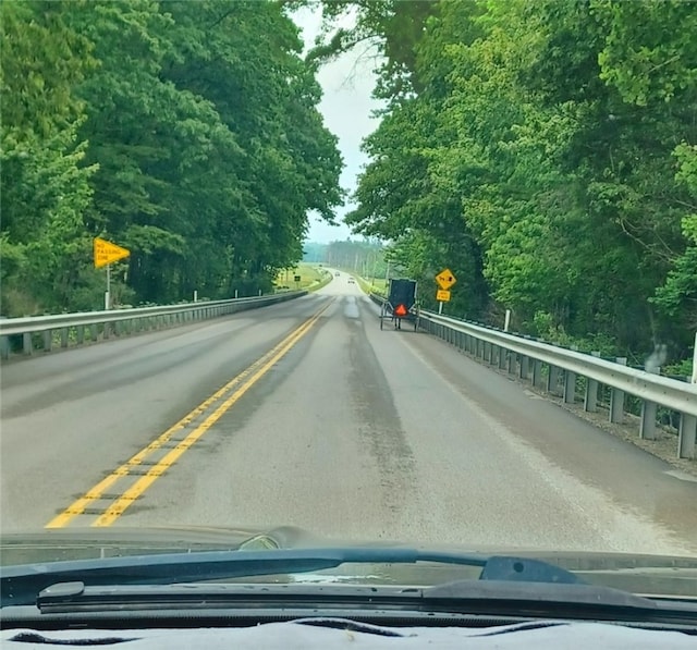 943 Walley Run Dr, Clarion, PA 16233 - view of asphalt road featuring traffic signs