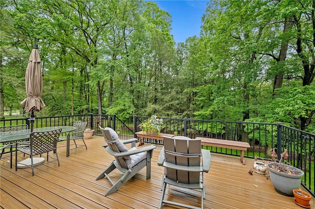 2666 Pointview Dr, Hampton, PA 15101 - deck featuring outdoor dining space