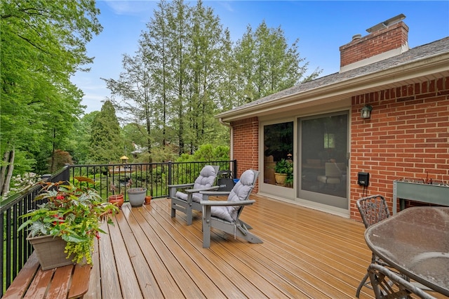 2666 Pointview Dr, Hampton, PA 15101 - view of wooden deck