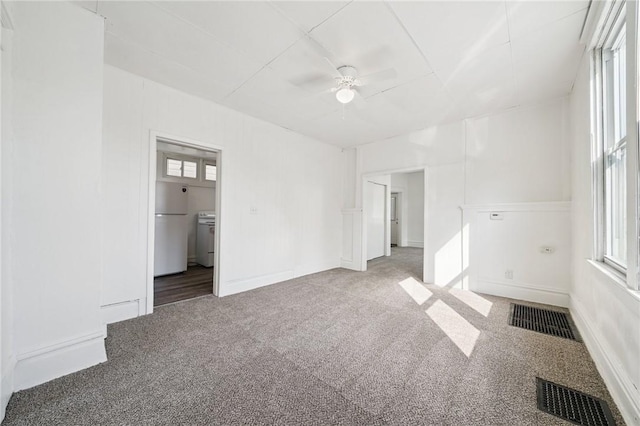 422 N 3rd St, Jeannette, PA 15644 - unfurnished bedroom with freestanding refrigerator and carpet floors