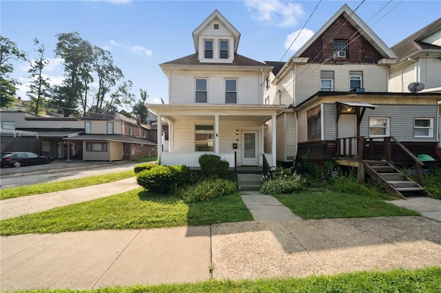 422 N 3rd St, Jeannette, PA 15644 - view of front of property featuring covered porch