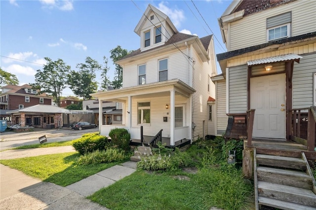 422 N 3rd St, Jeannette, PA 15644 - view of front of home featuring a porch