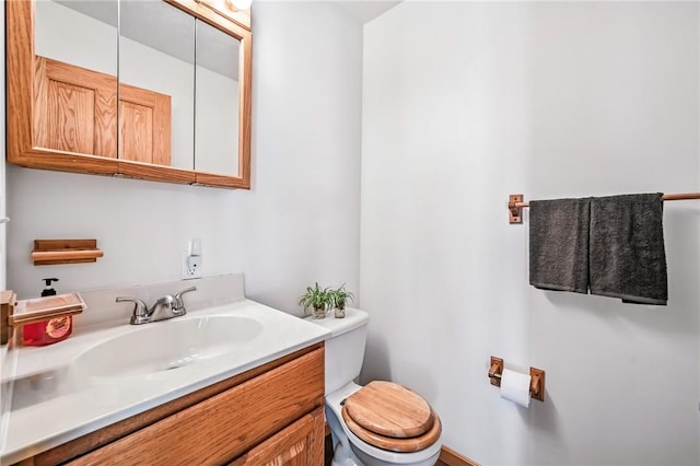 2801 Valley View Rd, South Pymatuning Twp, PA 16150 - half bath featuring toilet and vanity