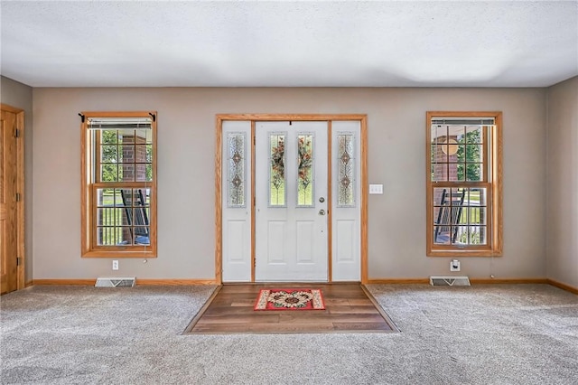 2801 Valley View Rd, South Pymatuning Twp, PA 16150 - entryway with carpet and baseboards