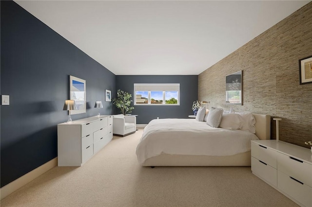 316 Beaver St Unit 301, Sewickley, PA 15143 - bedroom featuring light colored carpet and an accent wall