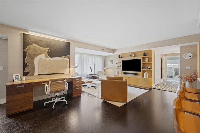 316 Beaver St Unit 301, Sewickley, PA 15143 - office area with baseboards