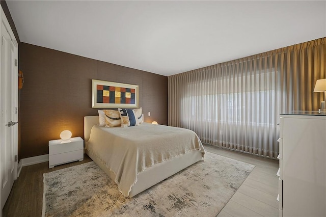 316 Beaver St Unit 301, Sewickley, PA 15143 - bedroom with an accent wall