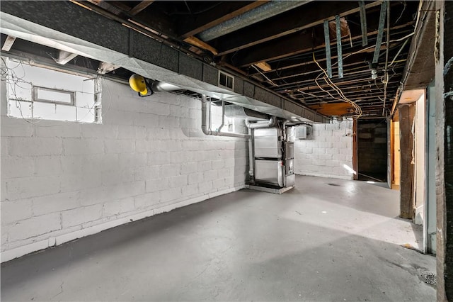 3656 Baytree, Observatory Hill, PA 15214 - basement with heating unit and healthy amount of natural light