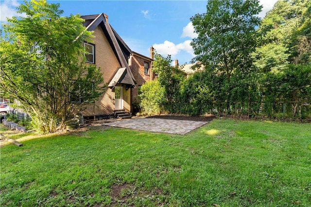 3656 Baytree, Observatory Hill, PA 15214 - view of green lawn with entry steps and a patio