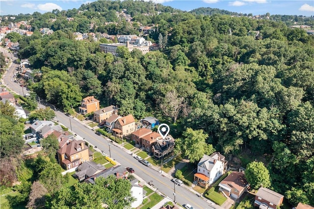 3656 Baytree, Observatory Hill, PA 15214 - view of property location with a heavily wooded area and nearby suburban area
