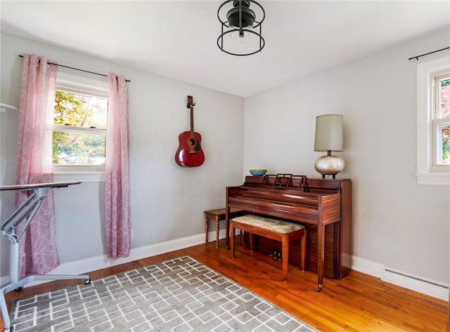 115 Muddy Creek Dr, Center Twp, PA 16001 - living area featuring wood finished floors and baseboards