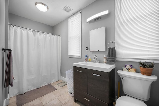 11 Walnut St, Crafton, PA 15205 - bathroom with vanity, tile patterned flooring, and curtained shower