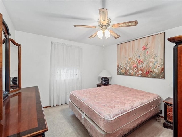823 Clearview Dr, Penn Hills, PA 15147 - bedroom featuring carpet floors and ceiling fan