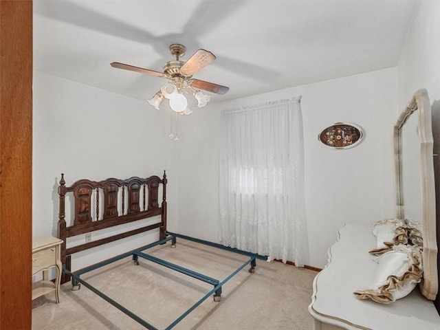 823 Clearview Dr, Penn Hills, PA 15147 - carpeted bedroom with a ceiling fan