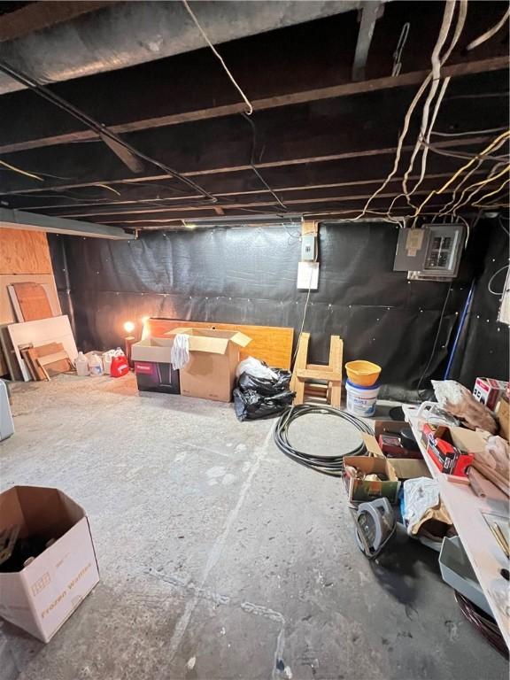 7 S Wabash St, Mount Pleasant Twp, PA 15361 - view of unfinished below grade area