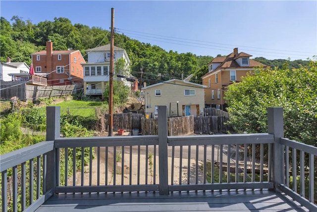 1406 Broadway Ave, Stowe Twp, PA 15136 - deck featuring a residential view