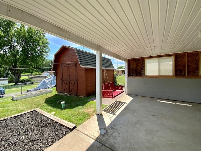 90 Steubenville Pike, Hanover Twp, PA 15021 - view of patio with a storage unit