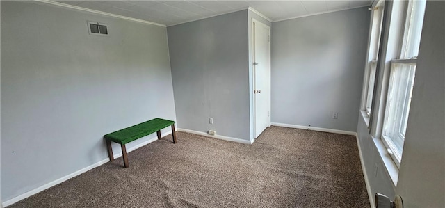 705 Carlisle St, New Castle, PA 16101 - empty room with carpet and crown molding
