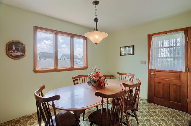 1020 Adams St, New Castle, PA 16101 - dining area with tile patterned floors