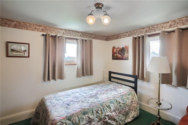 1020 Adams St, New Castle, PA 16101 - bedroom featuring baseboards and a chandelier