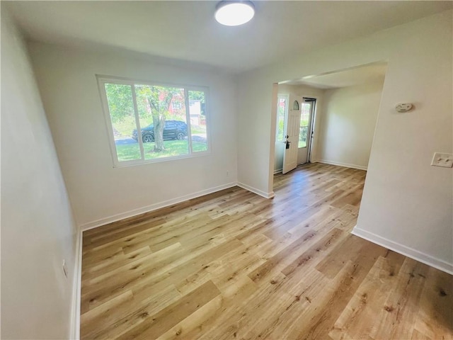 543 Burton Dr, Penn Hills, PA 15235 - unfurnished room featuring wood finished floors and baseboards