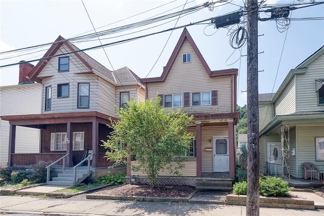 75 Wilson St, Etna, PA 15223 - view of front of property featuring a porch