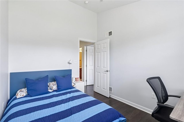 10495 Timber Edge Dr, Mccandless, PA 15090 - bedroom with wood finished floors and a towering ceiling