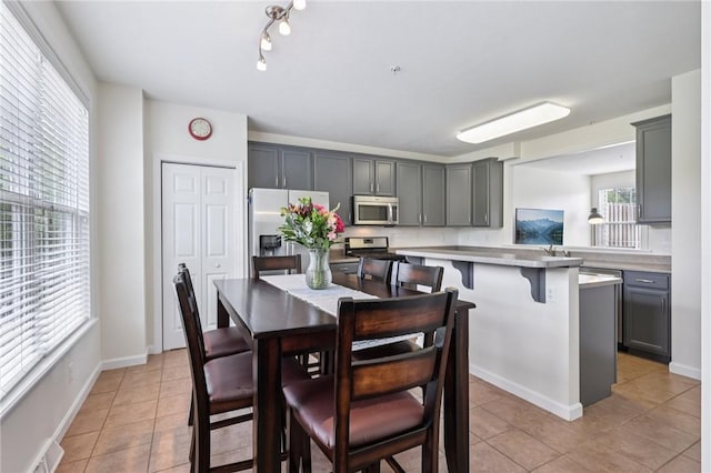 10495 Timber Edge Dr, Mccandless, PA 15090 - dining room with plenty of natural light and light tile patterned floors