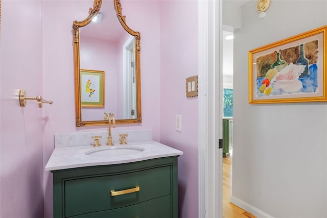 32 Canter Dr, Sewickley Hills Boro, PA 15143 - bathroom featuring vanity and wood finished floors