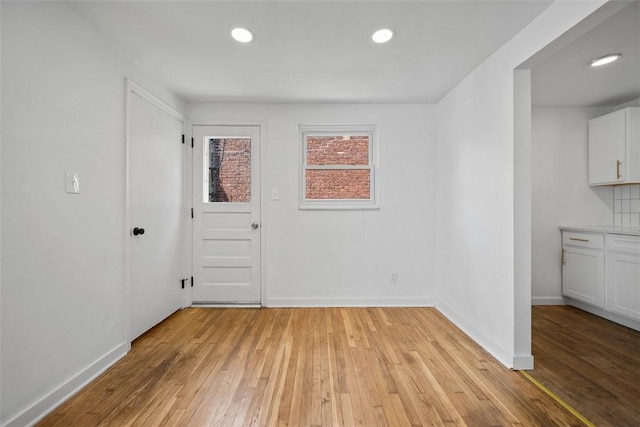 332 Garlow Dr, Penn Hills, PA 15235 - spare room featuring light wood finished floors and recessed lighting