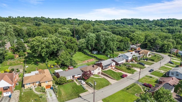 332 Garlow Dr, Penn Hills, PA 15235 - aerial view of residential area featuring a heavily wooded area