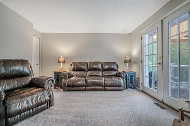 4044 Tuxey Ave, Brentwood, PA 15227 - carpeted living area with french doors