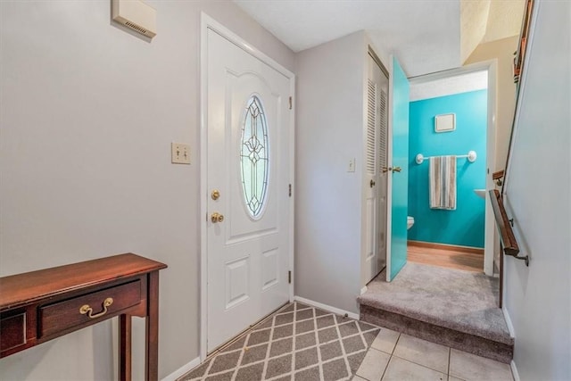 4044 Tuxey Ave, Brentwood, PA 15227 - foyer featuring light carpet and light tile patterned floors