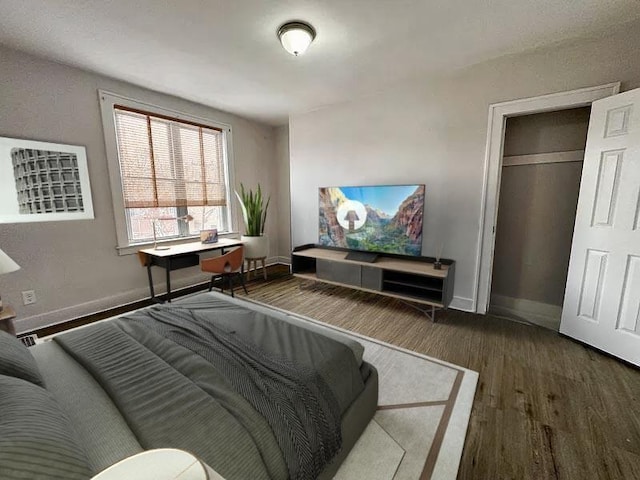 5404 Black St, Garfield, PA 15206 - bedroom featuring wood finished floors and a closet