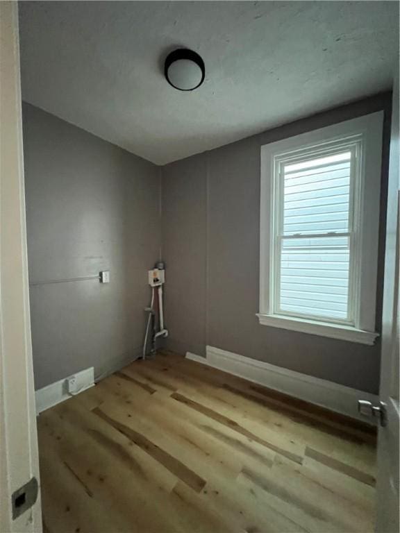 1238 Superior Ave, Marshall Shadeland, PA 15212 - laundry area with wood finished floors and baseboards