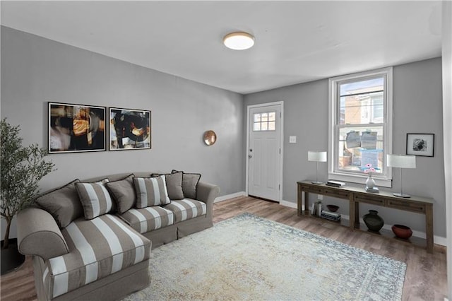 363 44th St, Lawrenceville, PA 15201 - living area with wood finished floors