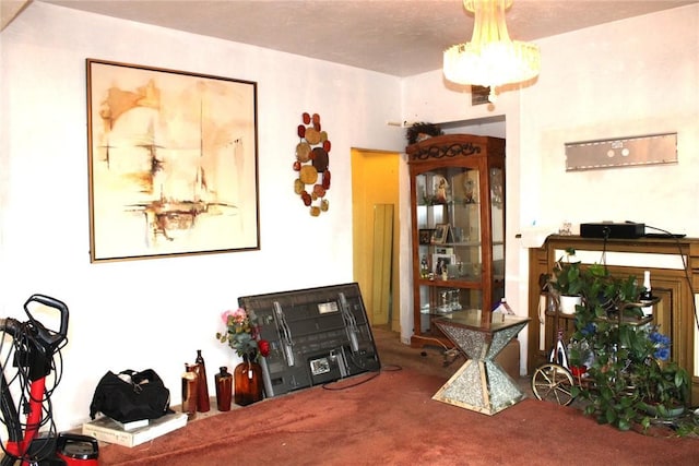 5388 Warble St, Garfield, PA 15224 - living area featuring carpet