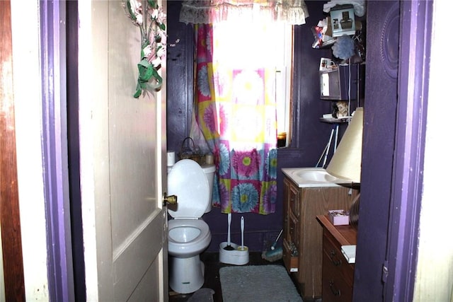 5388 Warble St, Garfield, PA 15224 - half bath featuring toilet and vanity