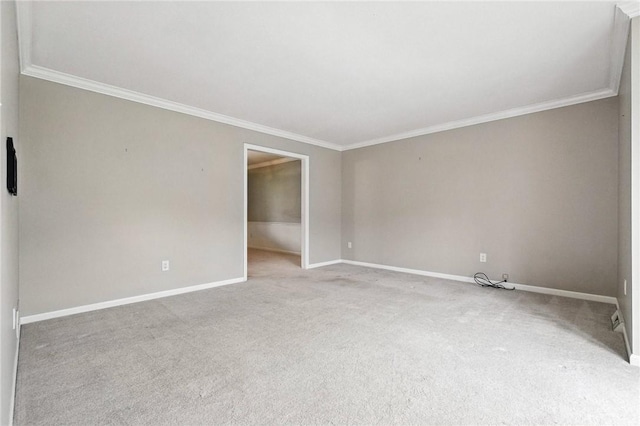 109 Hamilton Ct, Economy, PA 15005 - carpeted spare room with crown molding and baseboards