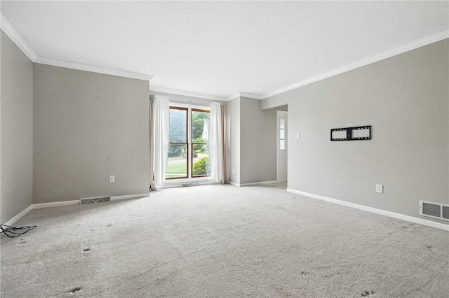109 Hamilton Ct, Economy, PA 15005 - carpeted empty room with ornamental molding and baseboards