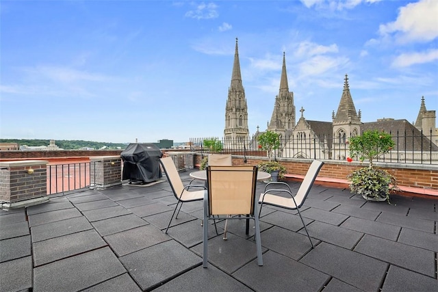 128 N Craig St Unit 505, Oakland, PA 15213 - view of patio featuring area for grilling and outdoor dining space