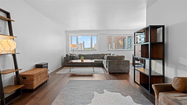 128 N Craig St Unit 505, Oakland, PA 15213 - living room featuring wood finished floors