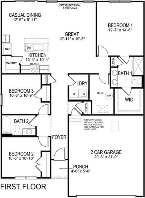 163 Smith Ln, Chippewa Twp, PA 15010 - view of room layout
