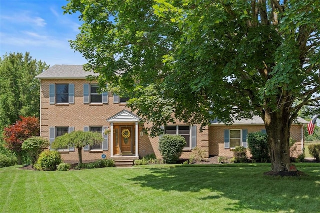 4581 Bakerstown Culmerville Rd, West Deer, PA 15044 - view of front of property with a front lawn and brick siding