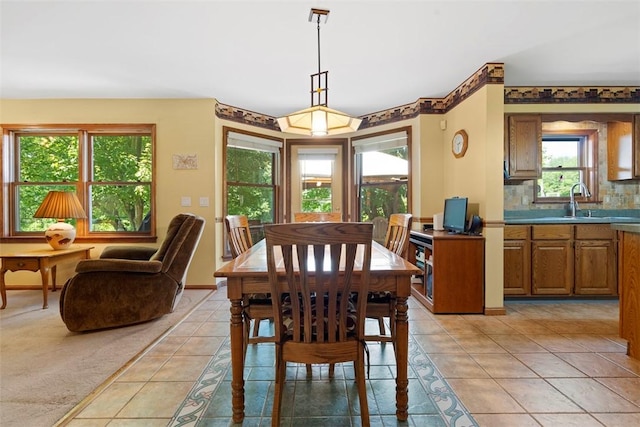 4581 Bakerstown Culmerville Rd, West Deer, PA 15044 - dining room featuring light tile patterned floors
