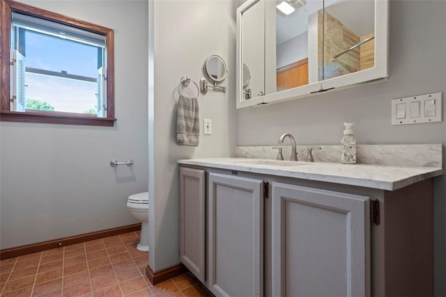 4581 Bakerstown Culmerville Rd, West Deer, PA 15044 - bathroom with baseboards and vanity