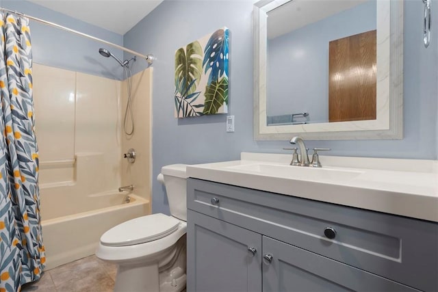 4581 Bakerstown Culmerville Rd, West Deer, PA 15044 - bathroom featuring vanity, shower / bath combo, and tile patterned flooring