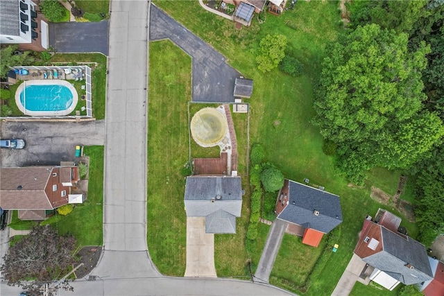 21 Garden Ter, Churchill Boro, PA 15221 - aerial overview of property's location featuring a pool
