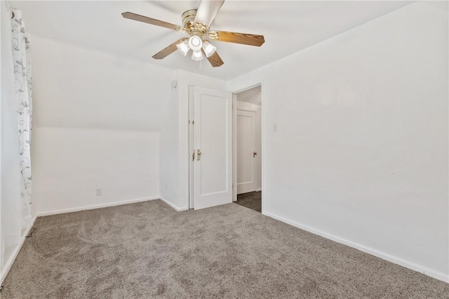 21 Garden Ter, Churchill Boro, PA 15221 - carpeted spare room with ceiling fan and baseboards