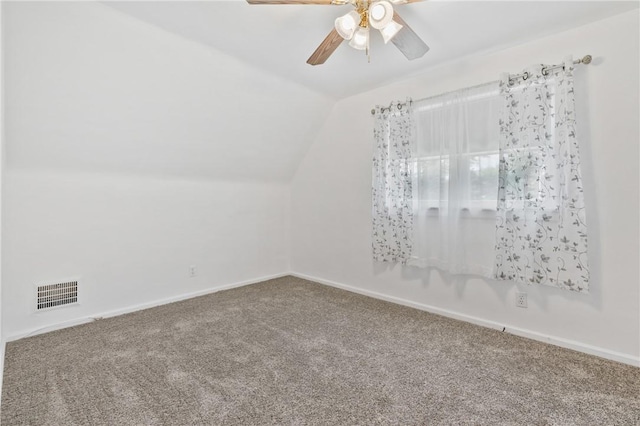 21 Garden Ter, Churchill Boro, PA 15221 - bonus room featuring carpet, lofted ceiling, and ceiling fan